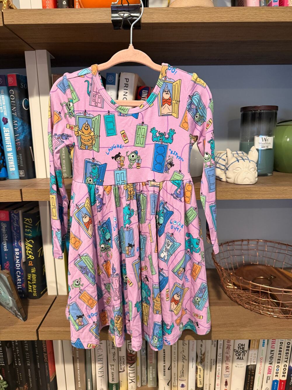 Little Sleepies Disney Monsters Inc The Scare Floor Twirl Dress 2T NWT